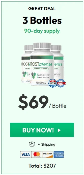 Buy ProstAfense 3 Bottle